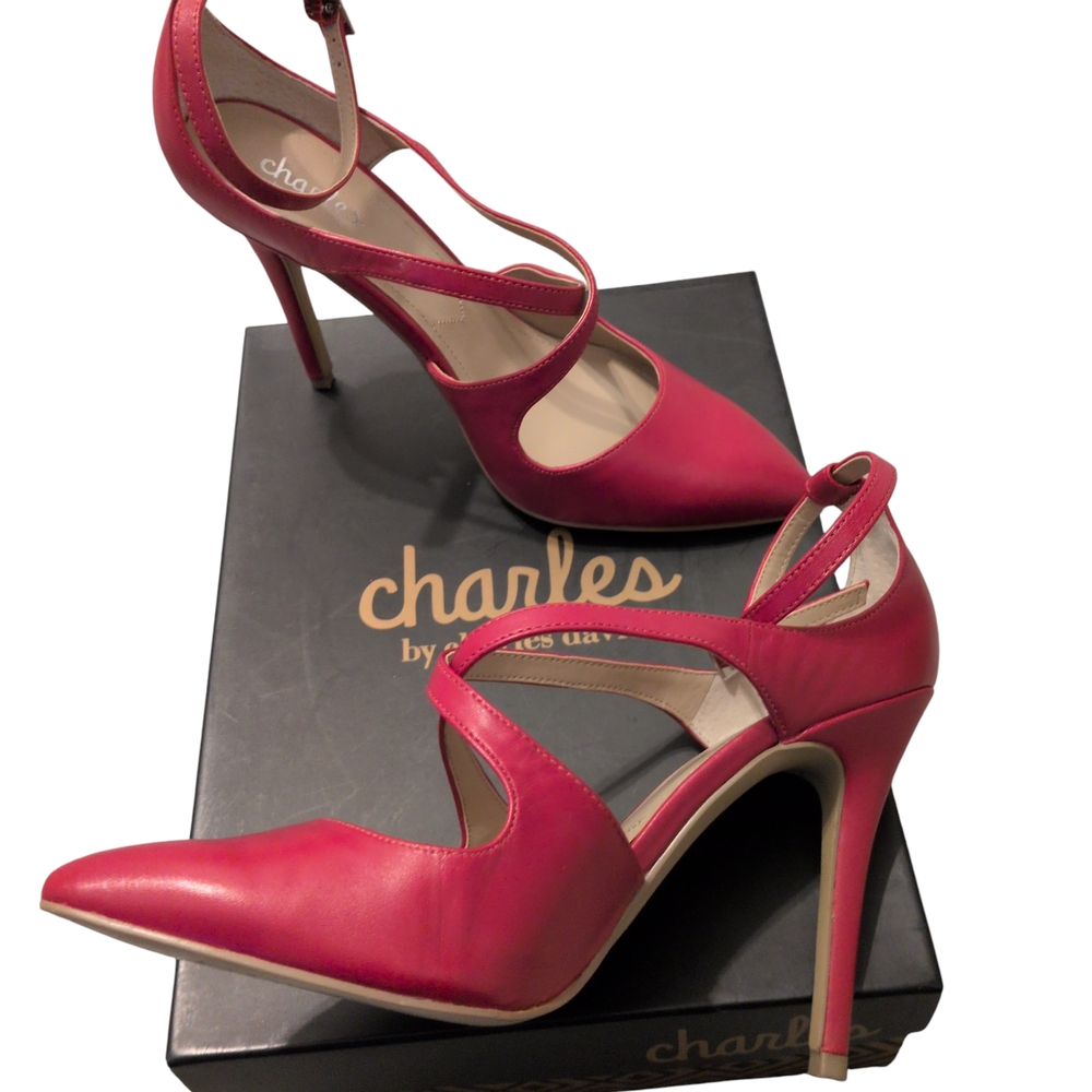 Charles by Charles David Red Heels Size 9 With Box!